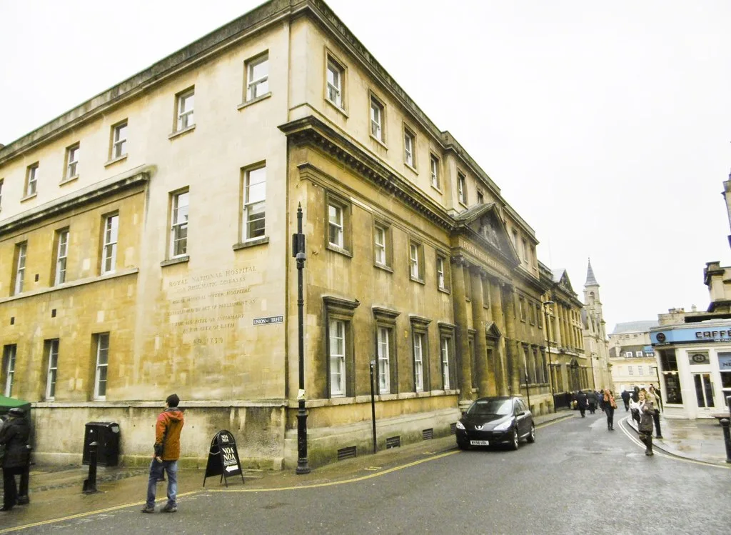 The old Mineral Water Hospital on the corner of Upper Borough Walls and Union Street. The photograph shows the building before the works covered by this order