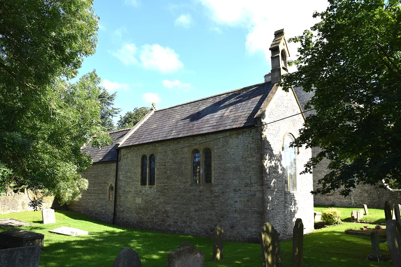St Michael's Church, Burnett, one of the listed buildings whose rural setting the inspector found would be harmed