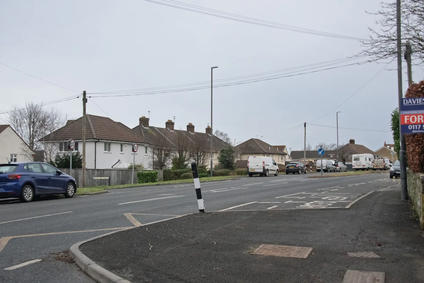 Charlton Road in Keynsham. The application site is farmland on the western side of the road, at the south western edge of the town